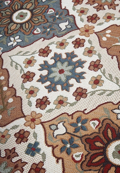 Villeroy & Boch Outdoorteppich Domenique, rechteckig, Höhe: 3 mm, Outdoor, Flachgewebe, wetterfest, Balkon, Garten, Klassisch, Terrasse Bild 9