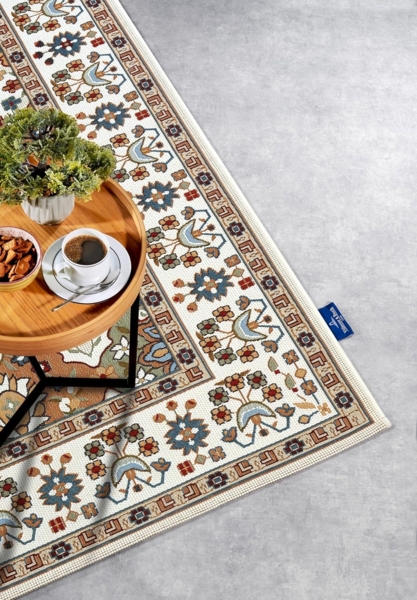 Villeroy & Boch Outdoorteppich Domenique, rechteckig, Höhe: 3 mm, Outdoor, Flachgewebe, wetterfest, Balkon, Garten, Klassisch, Terrasse Bild 7