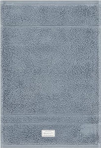 GANT Gästetuch, Organic Premium Towel - 30x50 cm, Frottee Hellblau