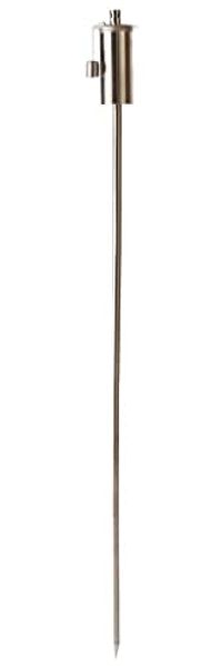 Esschert Design Gartenfackel mit Erdspieß Edelstahl 428853