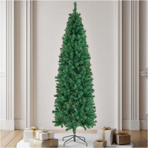 tectake Künstlicher Weihnachtsbaum Künstlicher Christbaum in Grün Tannenbaum Dekoration, Undekorierter/Unbeleuchteter Baum, verschiedene Größen, künstlich in Grün, mit dichten Nadeln