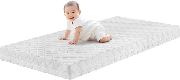 Traumnacht BT Kiddy Kindermatratze, 60x120 cm, Schadstoffgeprüft nach Öko-Tex Standard 100, hautfreundlicher Bezug abnehmbar und waschbar, produziert nach deutschem Qualitätsstandard