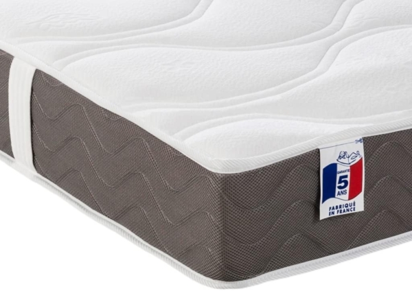 Vente-unique - Dekoratives Bett mit elektrischer Relaxfunktion mit Tellern + 3-Zonen-Matratze aus 100 % Latex - 2 x 70 x 190 cm - Stoff - Beige - TIARI von YSMÉE Bild 9