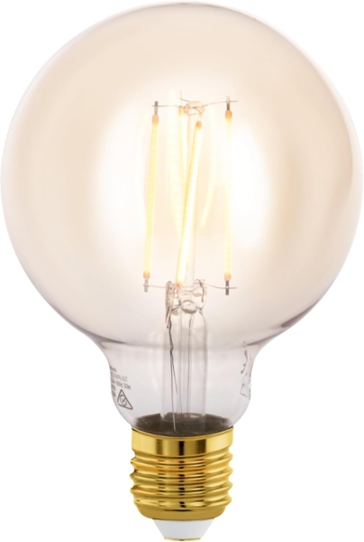 Eglo 110064 LED Filament Leuchtmittel E27 GOLDEN AGE L:14cm Ø:9. 5cm dimmbar 1700K