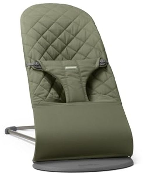 BabyBjörn Bliss Cotton Wippstuhl - Dunkelgrün Grün