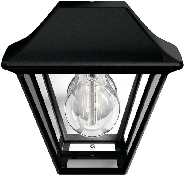 Philips Alpenglow wall lantern black 1x42W 230V