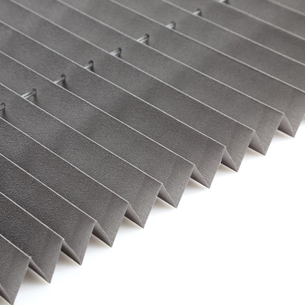 Plisseerollo ohne Bohren Klemmfix 75x130 cm(BxH) Anthrazit Jalousie Sonnenschutz Easyfix Faltrollo Lichtdurchlässig Rollo für Fenster & Tür Bild 2