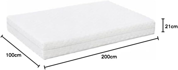 MSS 7 Zonen TTFK-Matratze MedicPlus 100x200x21 cm H2 Bild 2