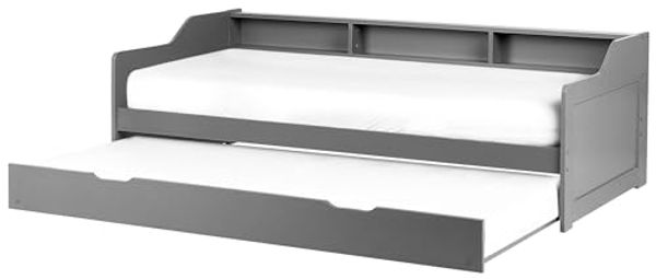 Tagesbett EDERN 90 x 200 cm Holz Grau