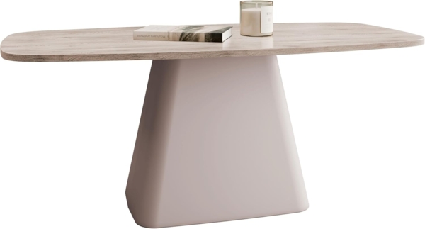 Couchtisch Nelupo Cashmere (Farbe: Cashmere / Cremona Cannolo)