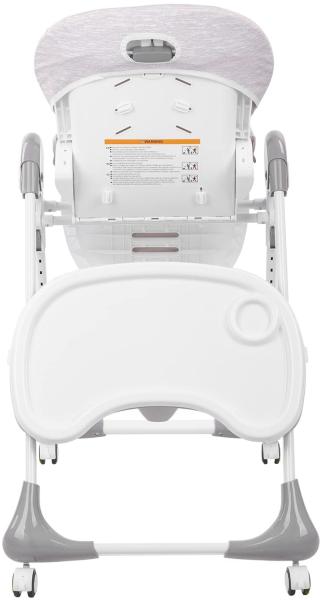 Kikkaboo Hochstuhl Sweet, Rückenlehne verstellbar, Becherfassung Tisch abnehmbar beige Bild 4