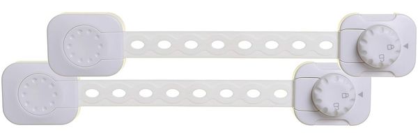 Dreambaby Twist 'N Lock Mehrzweck-Verriegelung, Weiß, 2 Stück