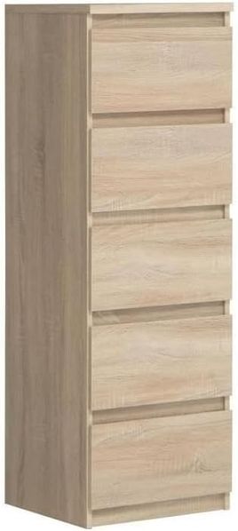 FORTE Chelsea Kommode, Holzwerkstoff, Beige, 41,8 x 128,1 x 42,2 cm