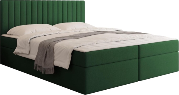 Boxspringbett Tirulo (Farbe: Manila 35, Größe: 140 x 200)