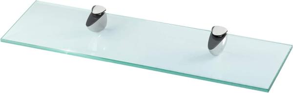 Glas Regal aus Sicherheitsglas klar | Rechteck, 30 x 10.16 x 0.6 cm