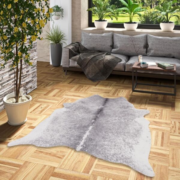 Pergamon Fellteppich Teppich Kunstfaser Tierfell Optik, Rechteckig, Höhe: 7 mm
