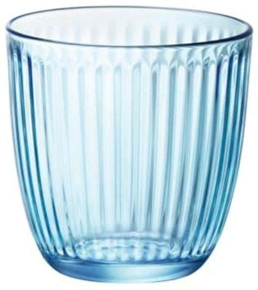 Gläserset Bormioli Rocco Line Blau 6 Stück Glas (290 ml) Default Title