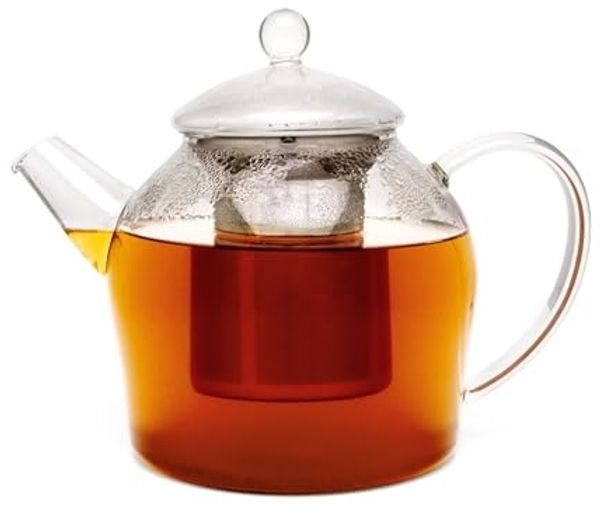 Bredemeijer Teekanne Minuet Glas 1,2L +Edelstahlfilter Solo 165002