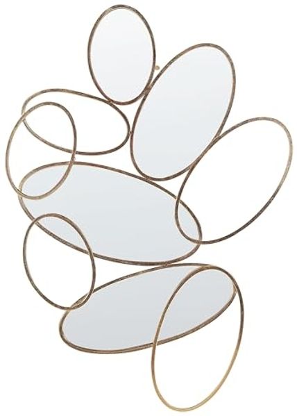 Wandspiegel DECIZE 113 cm 77 cm Metall Gold