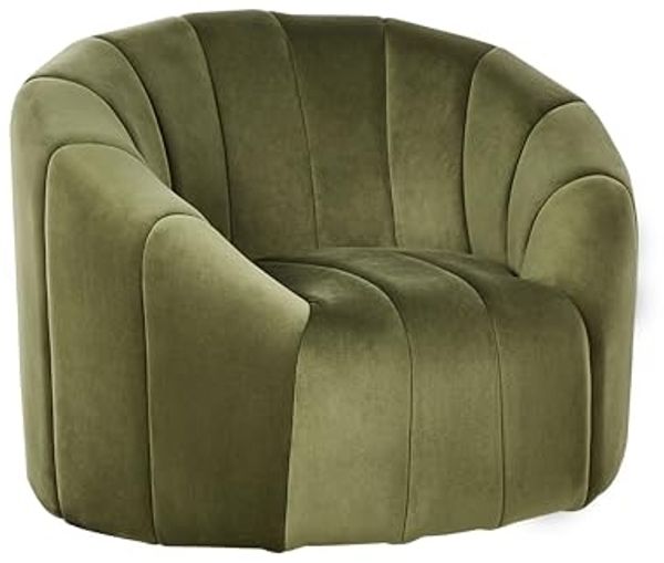 Sessel Samtstoff Dunkelgrün MALUNG