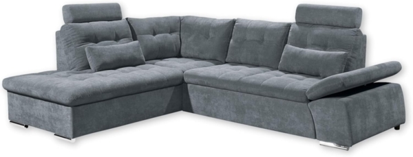 Entdecken Sie zeitlose Eleganz: Das Nalo Schlafsofa von ED Exciting Design mit verstellbaren Armlehnen und Bettkasten