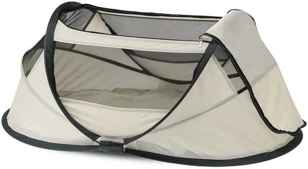 Deryan Reisebett BabyBox, 120 cm, Polyester, Junior, beige
