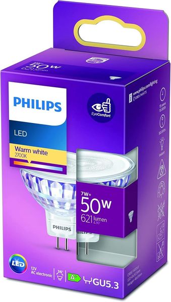Philips LED-Lampe LED 50W MR16 WW 36D ND SRT4 GU5. 3 Bild 4