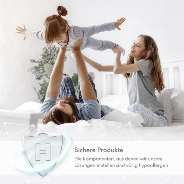 Matratze 80x200 Kaltschaum SELECT Visco Schaum Polyurethanschaum H3/H4 14 cm JERSEY Bild 9