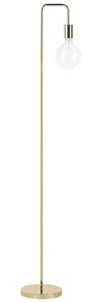 'Savena' Stehlampe inkl. Kabel mit Schalter, Metall gold, 140 cm