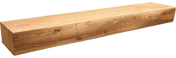 Lowboard New Live-Edge 200 cm Eiche Natur 4 Türen schwebend
