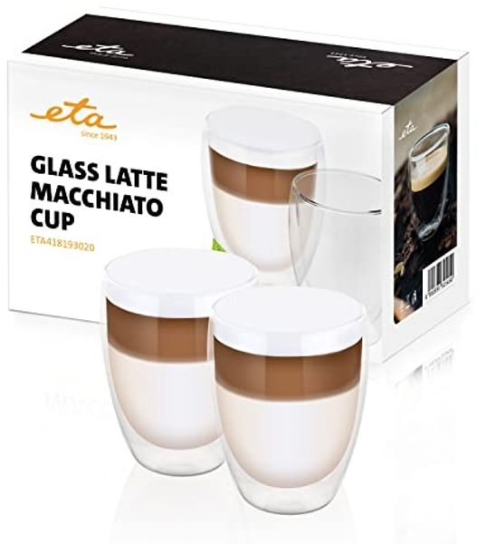 Eta ETA418193020 Transparent Glas Kegelförmig 2 Stück(e) 350 ml 90 mm