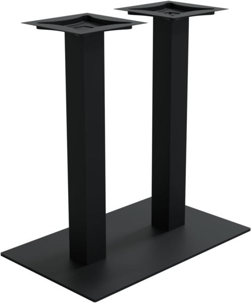 HAGO Tischbein Tischgestell Doppelbein Tischuntergestell DIY Tischfuß Gastro Esstisch