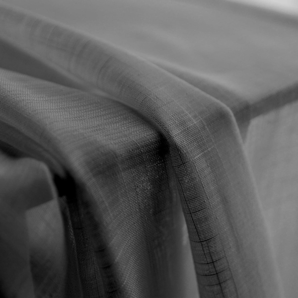 CUCRAF Leinenoptik Voile Vorhänge mit Ösen Gardine für Schlafzimmer Wohnzimmer, Leinenfarbe，2er Set Bild 7