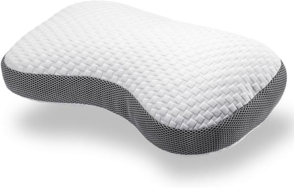 Sleezzz Premium Viskoelastik Kontur Kissen Schmetterling 36 x 60 cm mit hautsympathischem Doppeltuch-Bezug