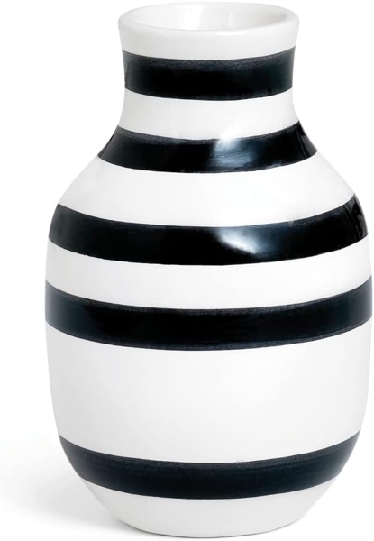 Kähler Omaggio Vase 12,5 cm black