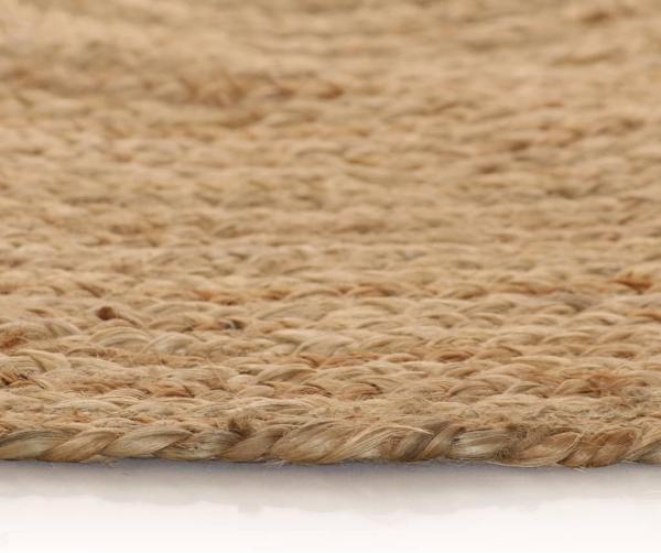 vidaXL Teppich Jute Geflochten 120 cm Rund 245337 Bild 2
