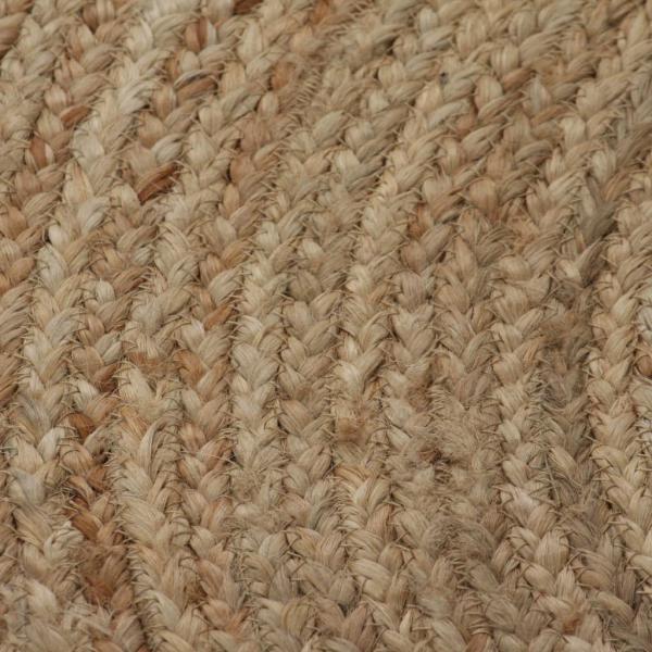 vidaXL Teppich Jute Geflochten 120 cm Rund 245337 Bild 4