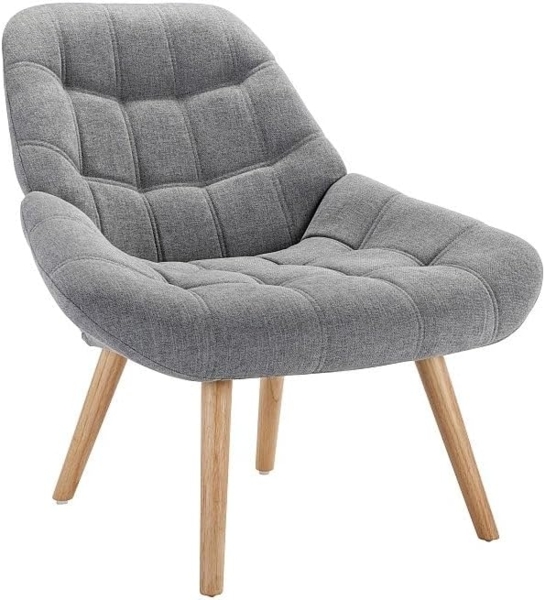 Vente-unique - Sessel - Stoff - Grau - LUOSTO Bild 4