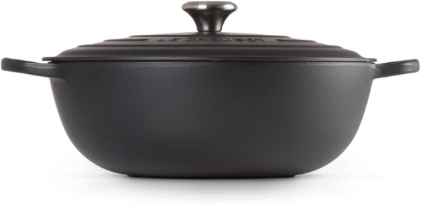 La Marmite 32 cm Schwarz Gusseisen Signature Le Creuset - GasBackofen geeignet