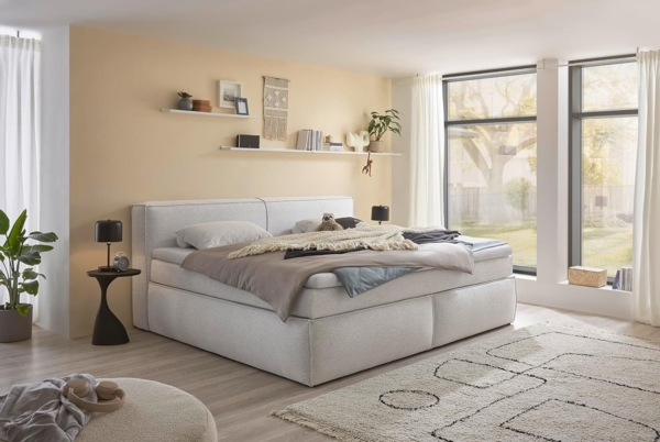 Boxspringbett Sandon 180x200 cm | 240x200 cm– Familienbett Pixie