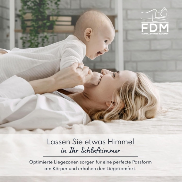 Matratze 80x190 CORATO Kaltschaum H3 LATEX H2 Höhe 11 cm Bild 5