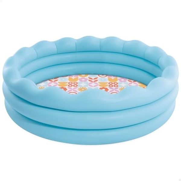 Intex Wavy Edge Pool 56191NP hellblau 168 x 46 cm Kinderpool ab 3 Jahren