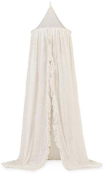 Jollein Vintage Baldachin Ruffle Ivory Weiß off white