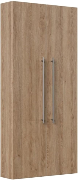 Hochschrank Slimline nur 20cm Tief (BxH) 70x150 cm eiche hell : Eiche hell