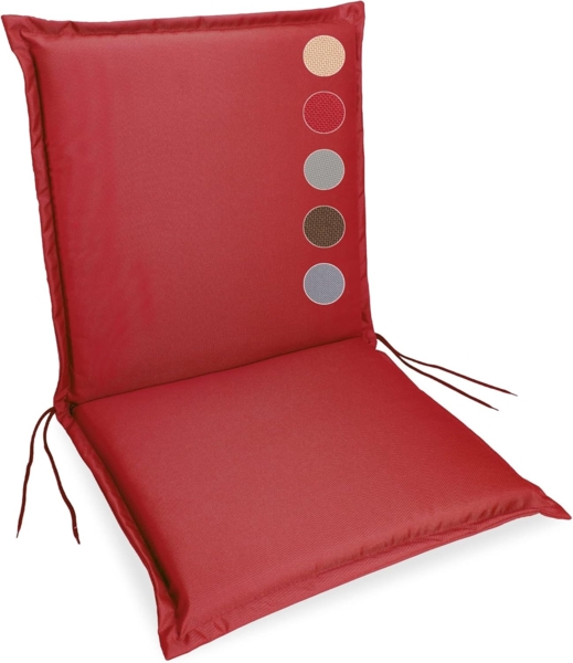 sunnypillow Liegenauflage Niedriglehner Auflage Gartenstuhlauflage, 100 x 50, extra dick 9cm