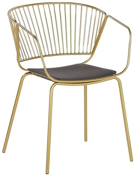 Metallstuhl gold 2er Set RIGBY
