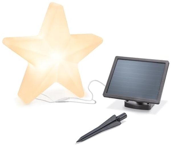 esotec LED-Stern für außen Solar Adventsstern Leuchtstern D40cm 12LEDs 6500K 2800K außen 102122