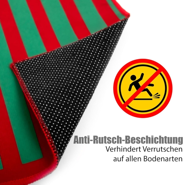 BigDean Dartmatte Dartteppich Bulls-Eye mit offiziellem Spielabstand 79x237 cm rutschfest (Packung, 1-St, Dartteppich), Hochwertige Dart-Fußmatte & schadstoffgeprüfter, Qualitätsteppich Bild 5
