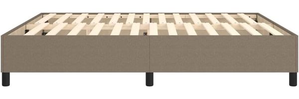 Boxspringbett Taupe 160x200 cm Stoff [3120874] Bild 7