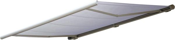 Elektrische Kassettenmarkise T124, Markise Vollkassette 5x3m ~ Acryl Creme